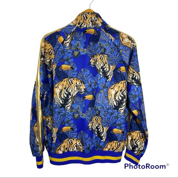 Victorias Royal Floral Tiger Track Jacket - Picture 4 of 9
